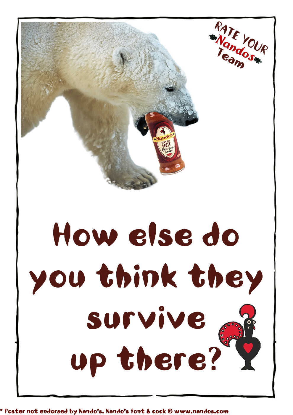 Nando's Sauce Polar Bear